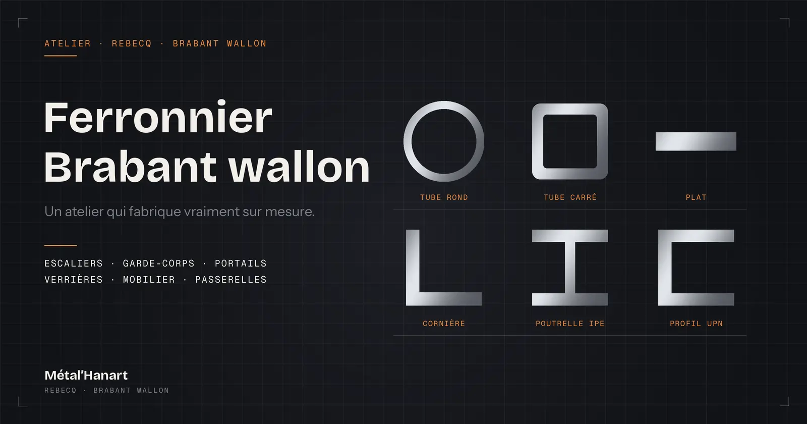 Ferronnier dans le Brabant wallon : où trouver un atelier qui fabrique vraiment sur mesure